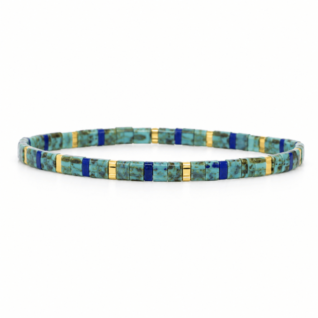 Tile Bead Bracelets