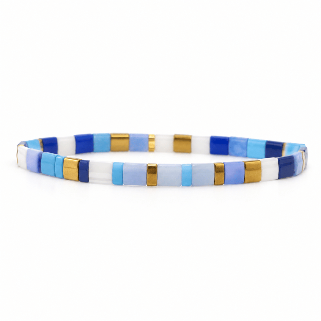 Tile Bead Bracelets