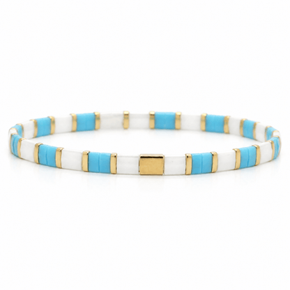 Tile Bead Bracelets