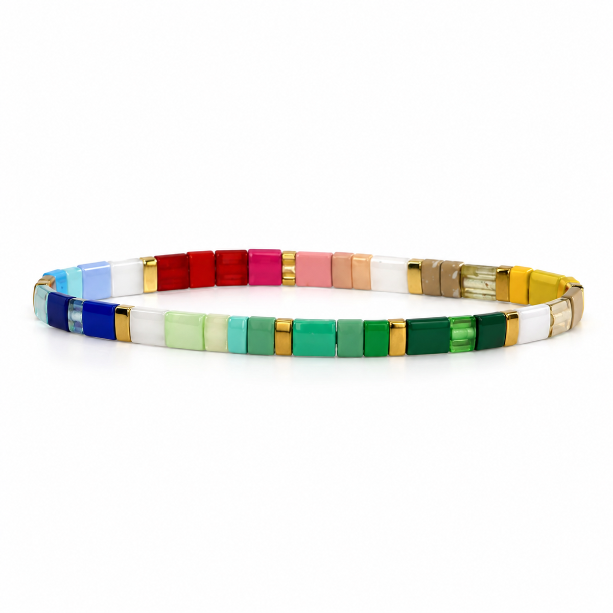 Tile Bead Bracelets