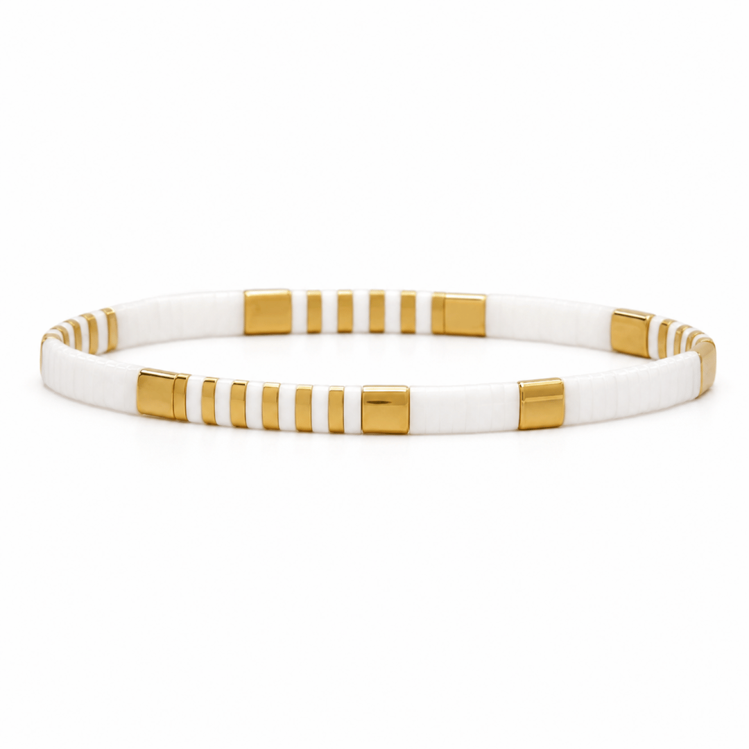 Tile Bead Bracelets