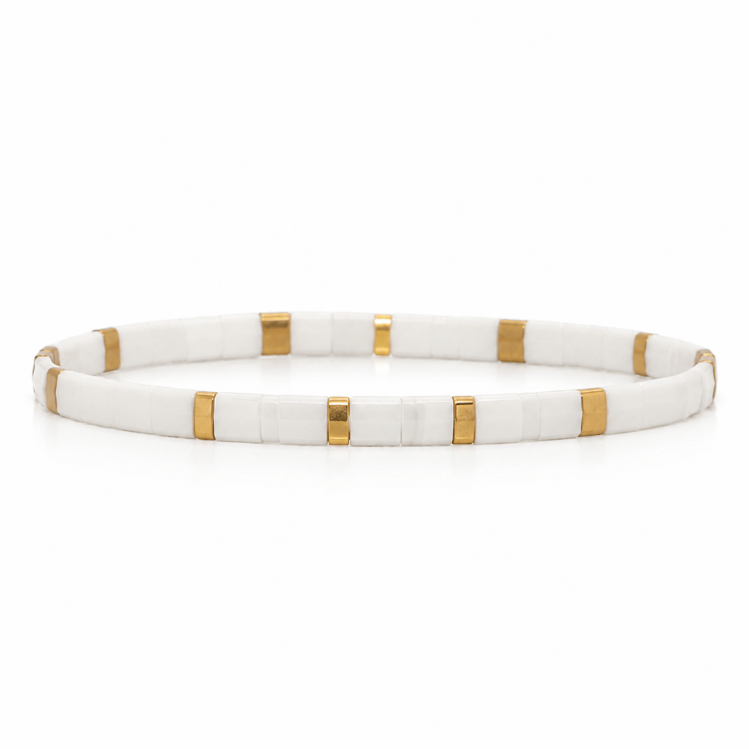 Tile Bead Bracelets