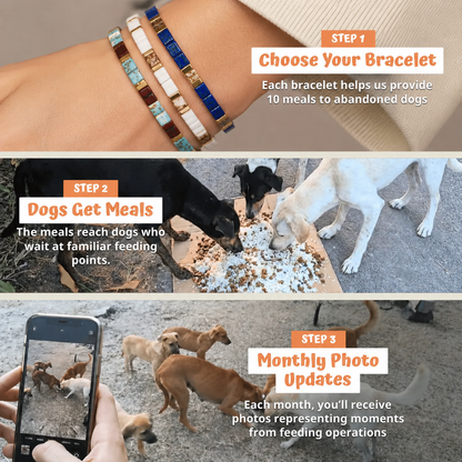 Zebra Tile Bracelet