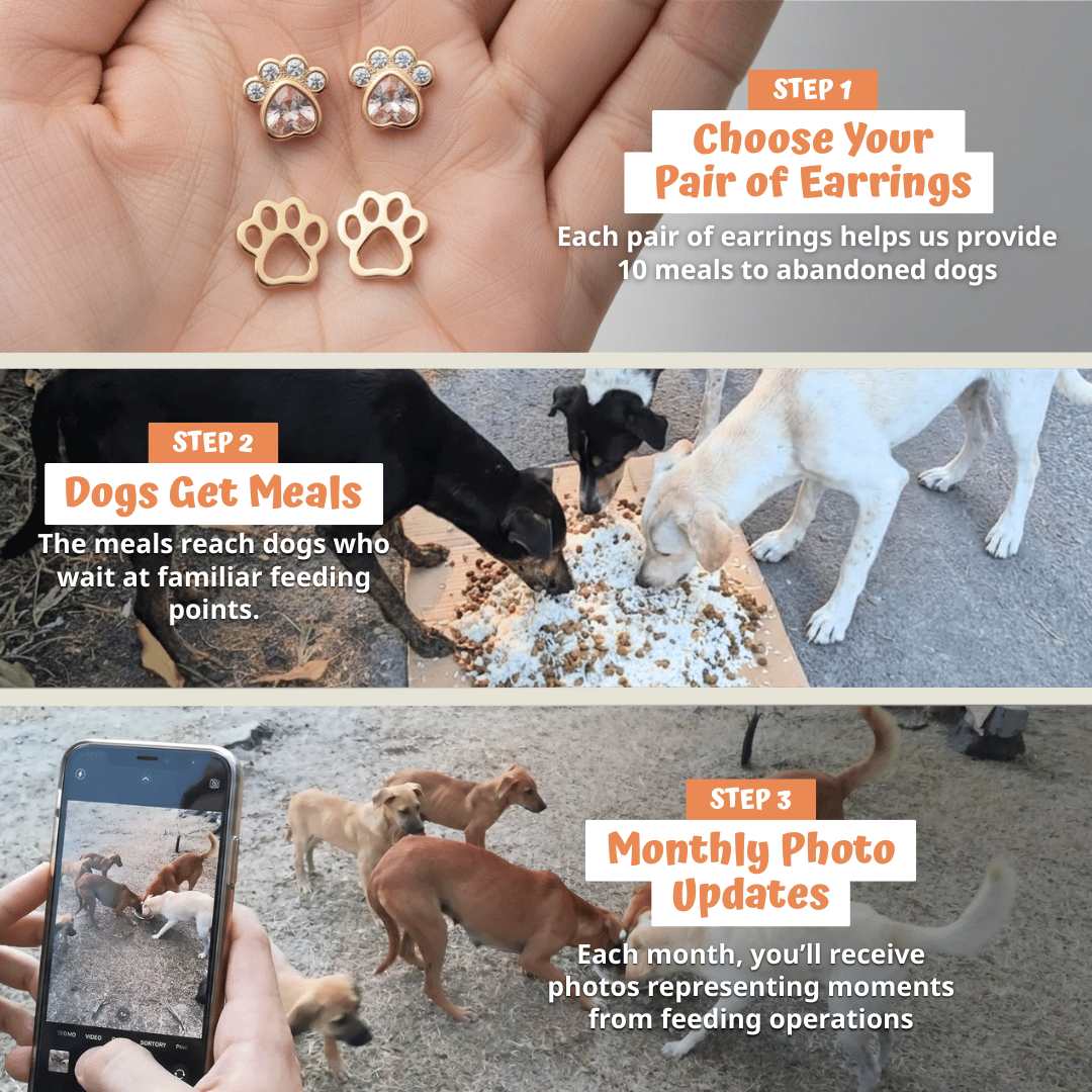 Angel Paws Earrings